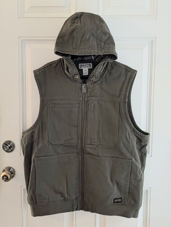 Duluth Trading Co Other - Duluth Trading Co Fire Hose Flannel Lined Hooded Vest - XL